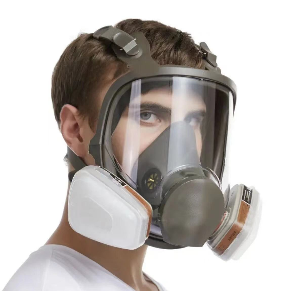 Full Face Respirator Mask – Spray Foam insulator, Dry Wall Sanding, Auto Body, Paint