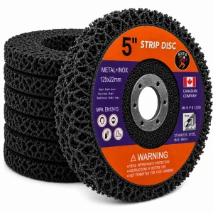 5" x7/8" Strip Discs (25 Pack) – Clean & Strip Angle Grinder