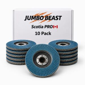 Jumbo Beast 5" Flap Discs 10 Pack (40 Grit)