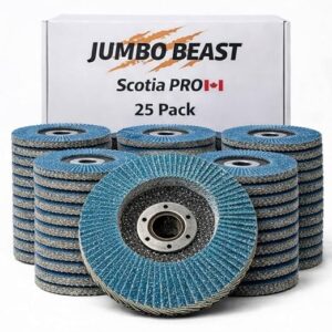Jumbo Beast 5" Flap Discs 25 Pack (80 Grit)