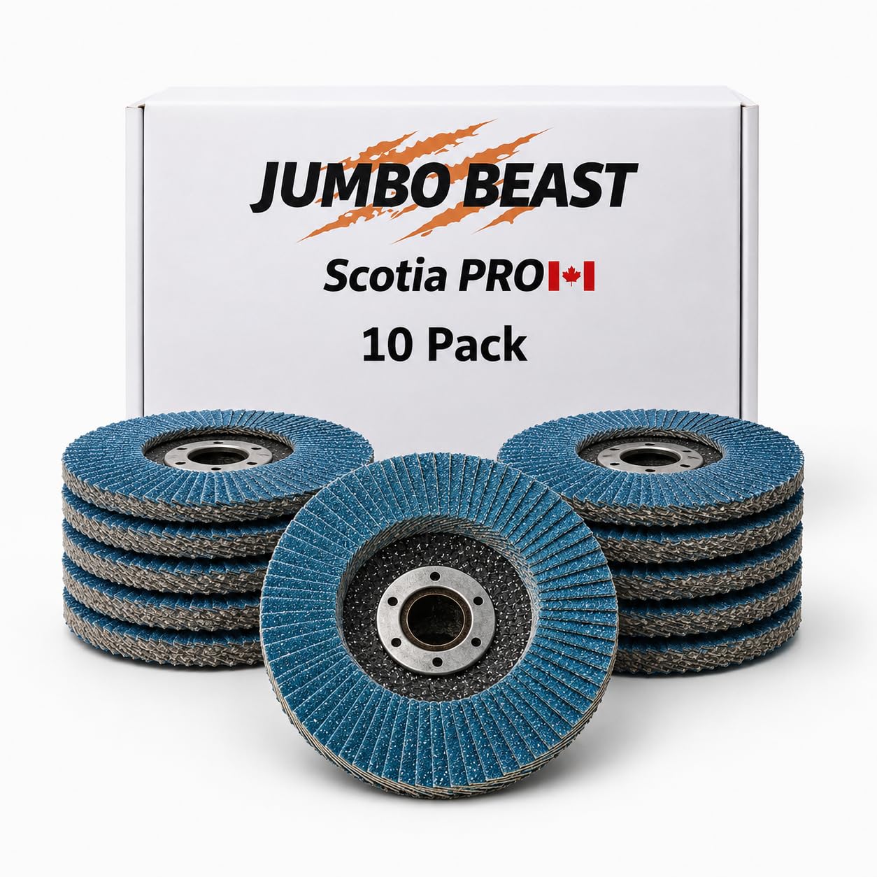 Jumbo Beast 5" Flap Discs 10 Pack (40 Grit)